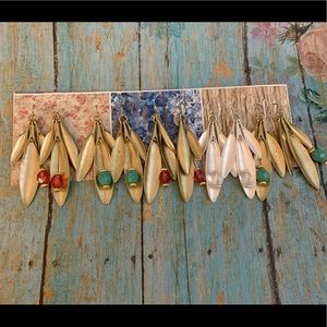 5 Pair New Earrings, Costume Jewelry